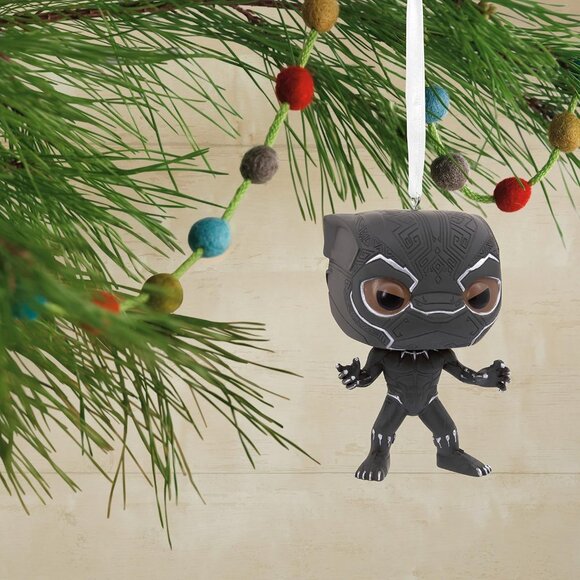 Hallmark Marvel Black Panther Funko POP! Christmas Holiday Ornament New in Box - Picture 2 of 6